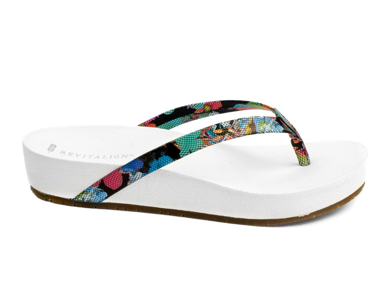 Revitalign Sandy Arch Supportive Platform Sandal - Blue Multi 2