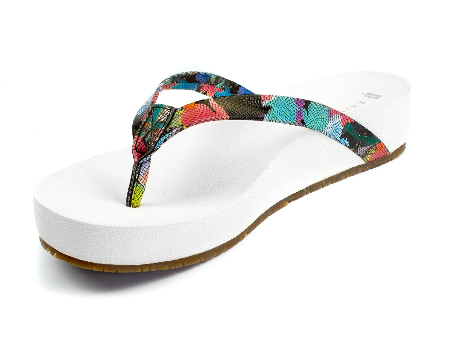 Revitalign Sandy Arch Supportive Platform Sandal - Blue Multi 4