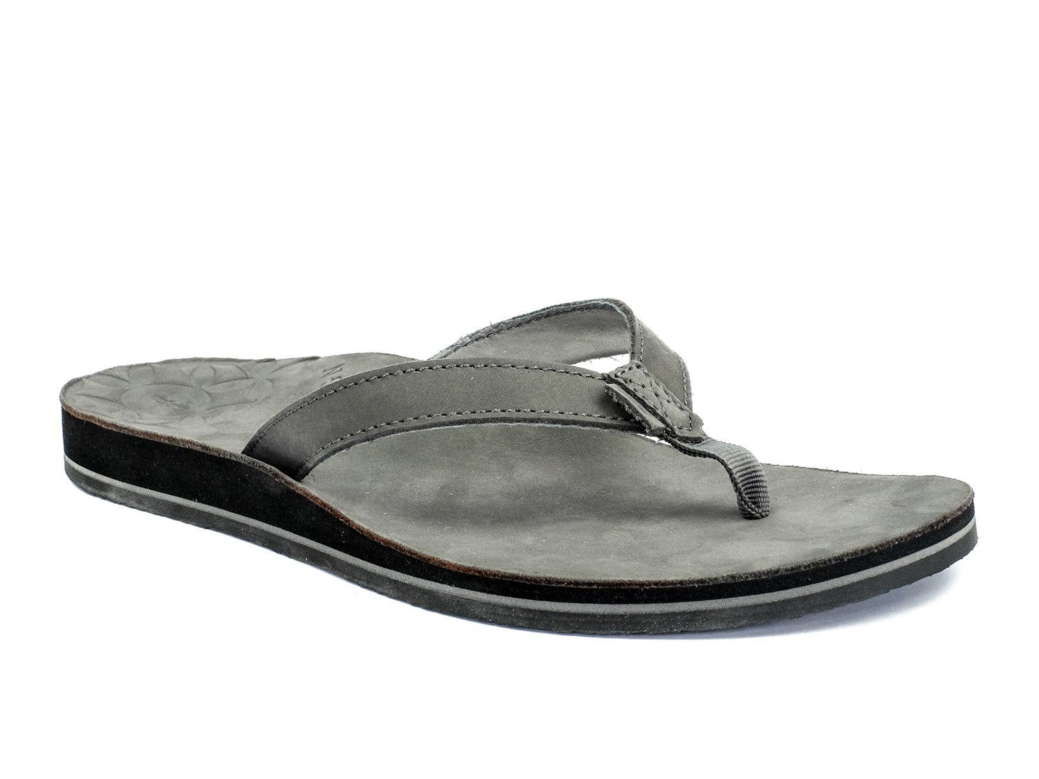 Revitalign Zuma - Women's Leather Sandal in Grey