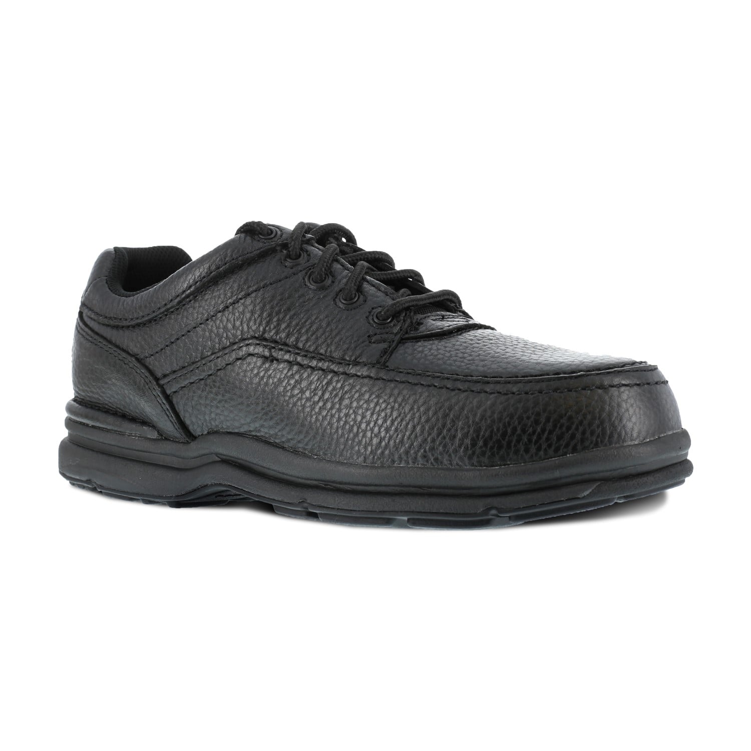 Rockport Works Women's Sailing Club Steel Toe Oxford - Brown - Profile View