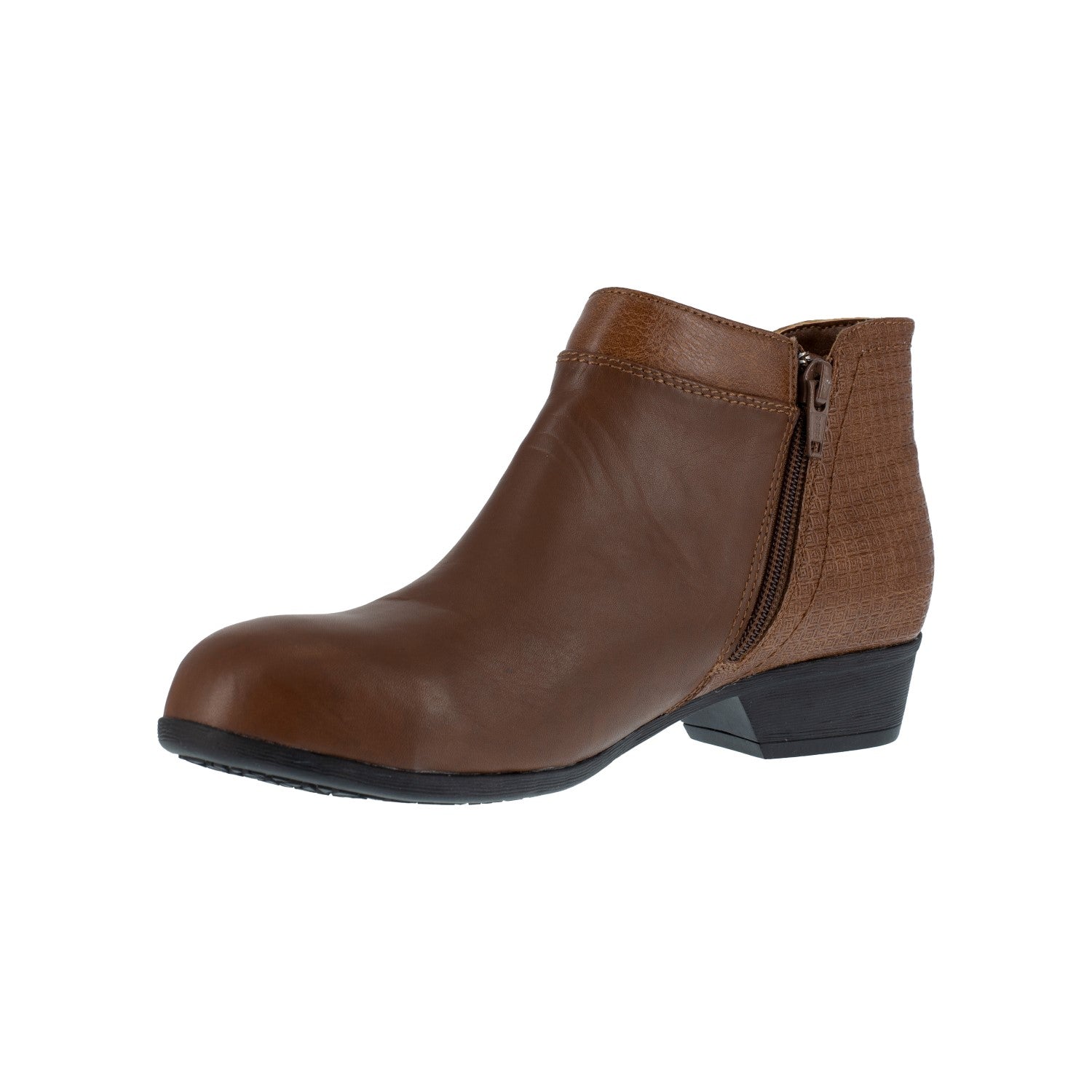 Rockport Works Carly Women's Steel Toe Safety Boot - Brown - Other Profile View