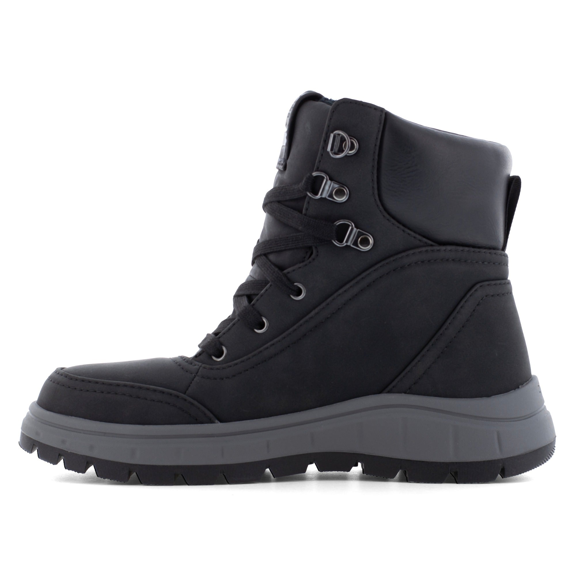 Roxy at Work Karmel Women's Composite Toe Lace-Up Work Boot - Black - Black - side view 2