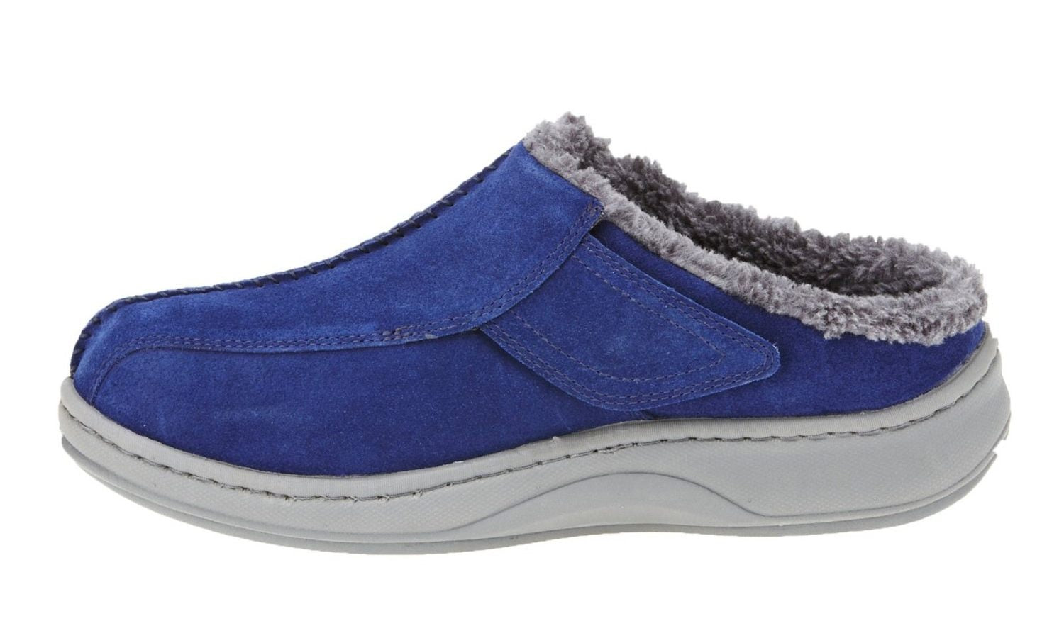 Orthofeet S333 Orthotic Slippers - Blue - Side