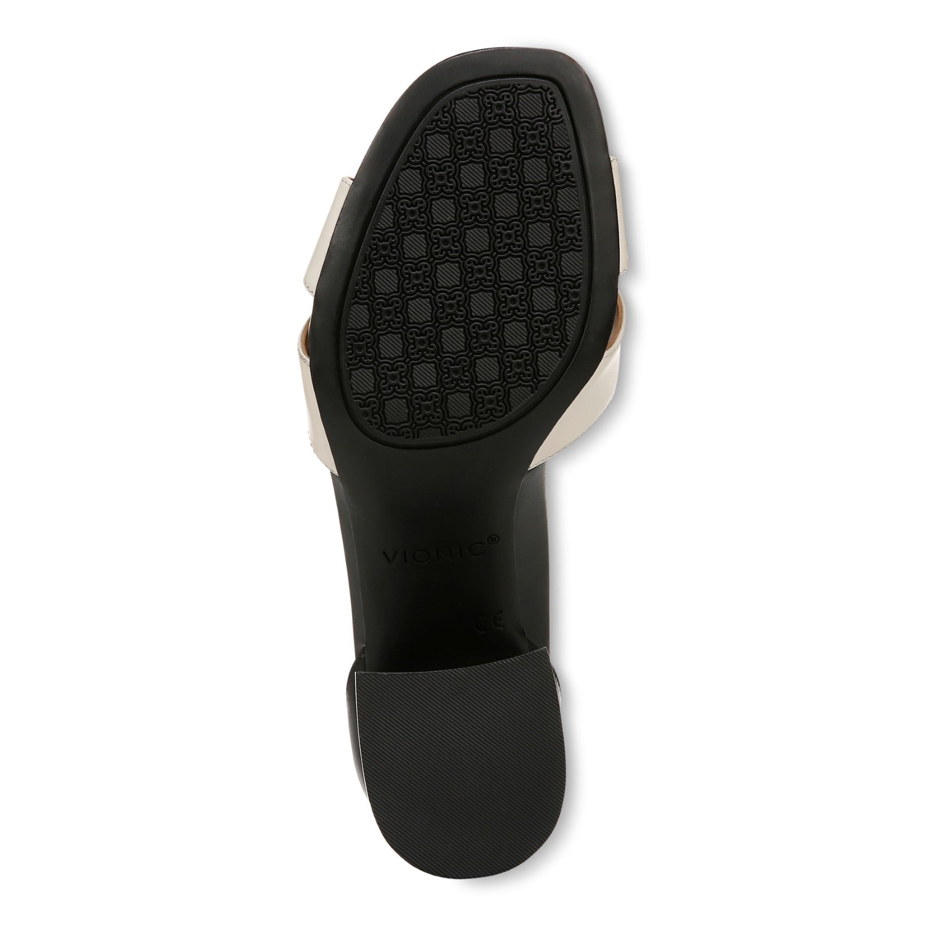 Vionic Salinas Women's Supportive Orthotic Heeled Shoe - Black/Cream - Bottom
