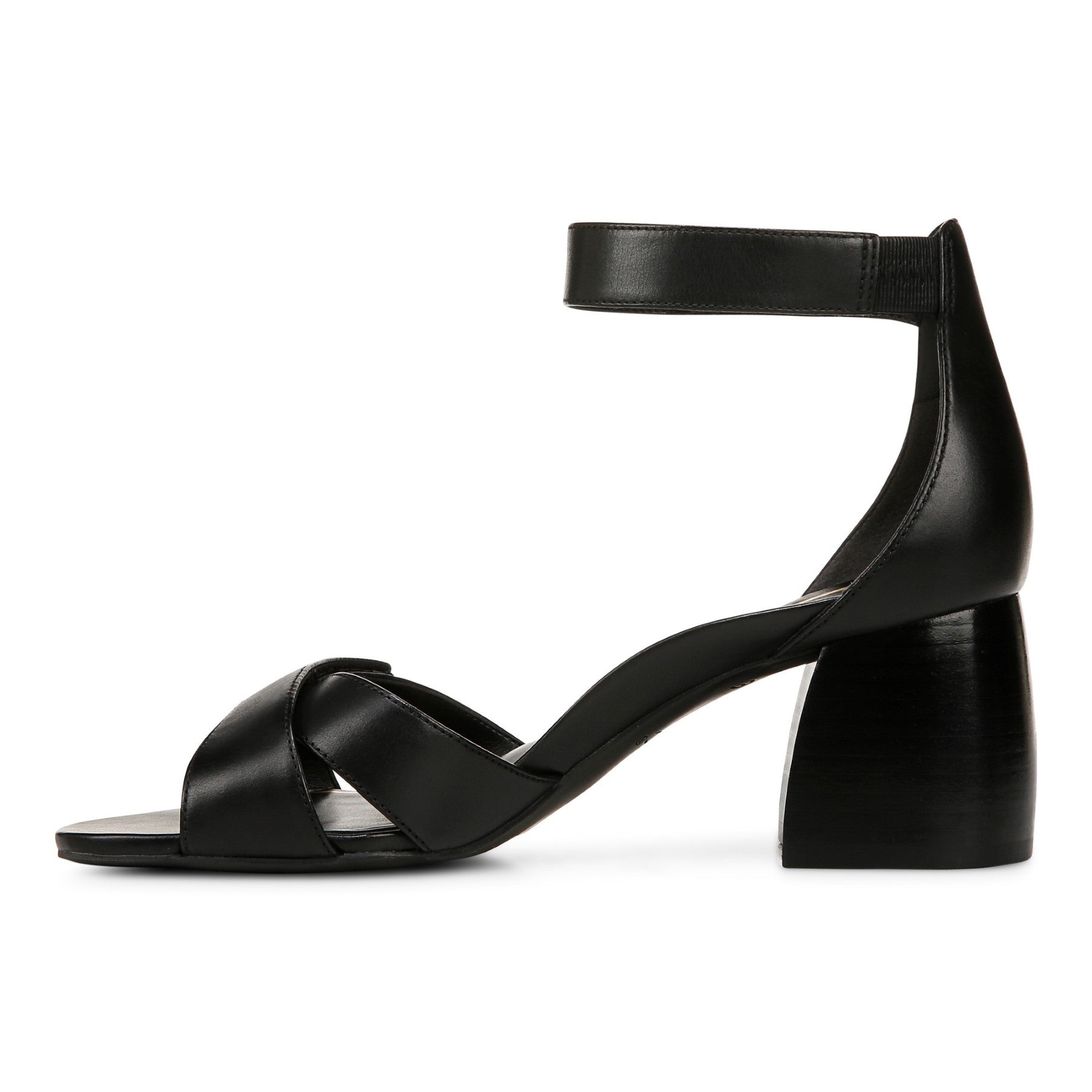 Vionic Salinas Women's Supportive Orthotic Heeled Shoe - All Black - Left Side