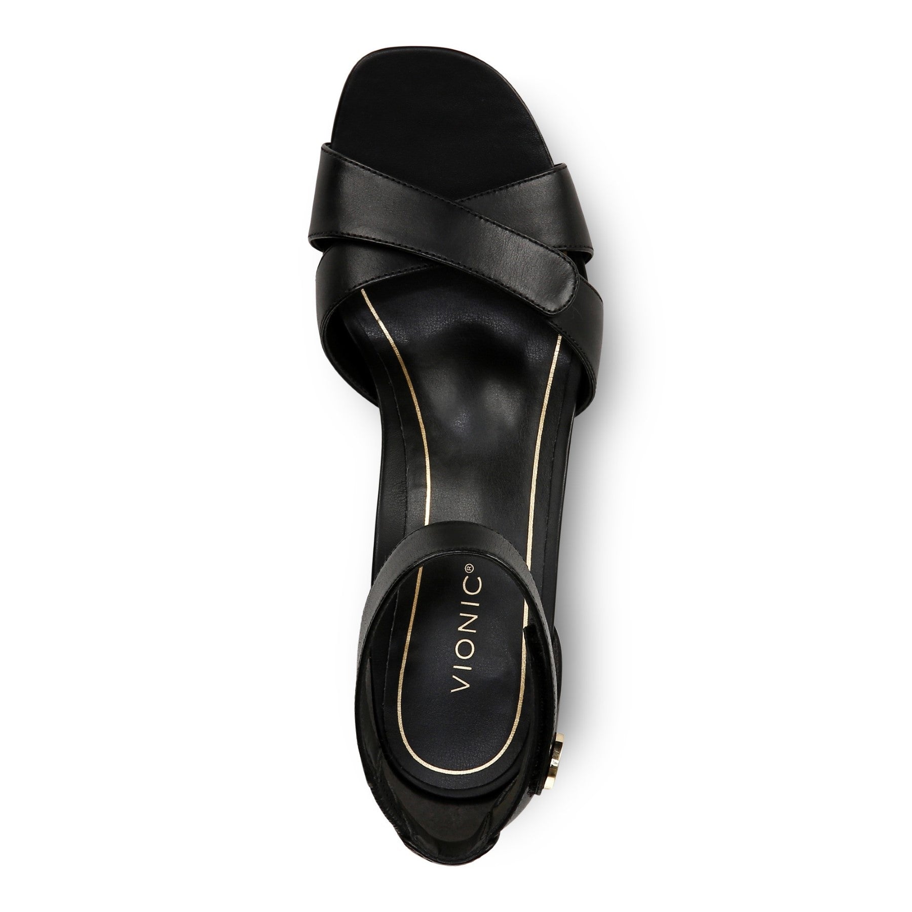 Vionic Salinas Women's Supportive Orthotic Heeled Shoe - All Black - Top