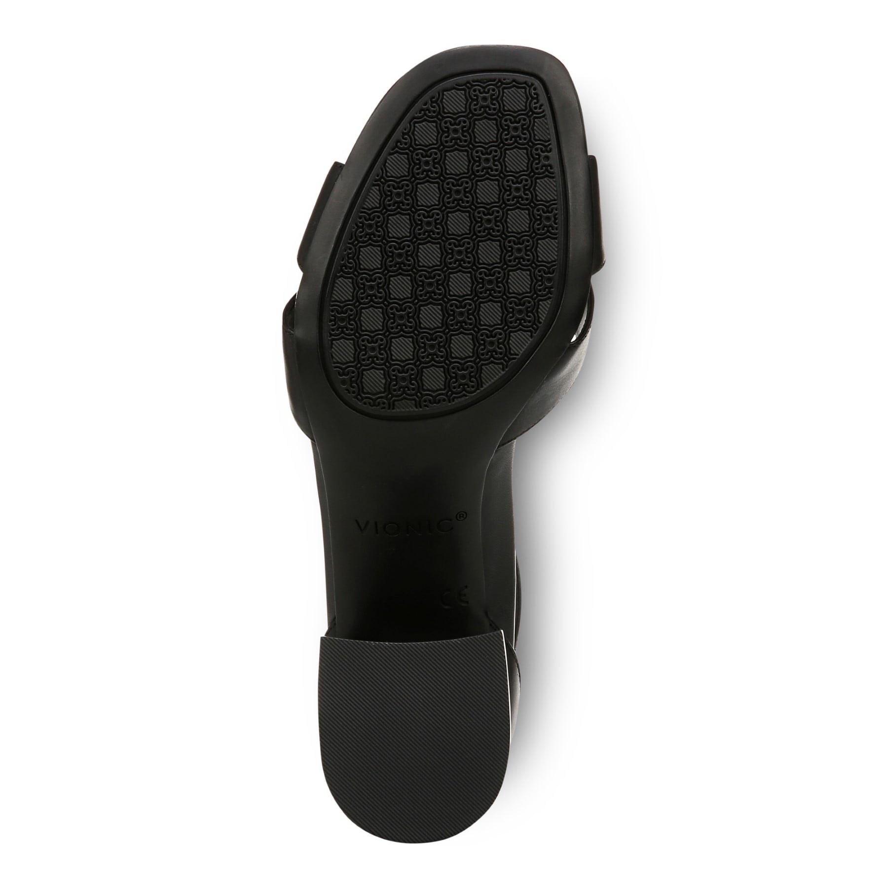 Vionic Salinas Women's Supportive Orthotic Heeled Shoe - All Black - Bottom