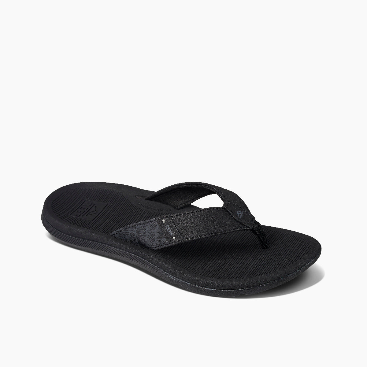 Reef Santa Ana Women\'s Sandals - Black - Angle
