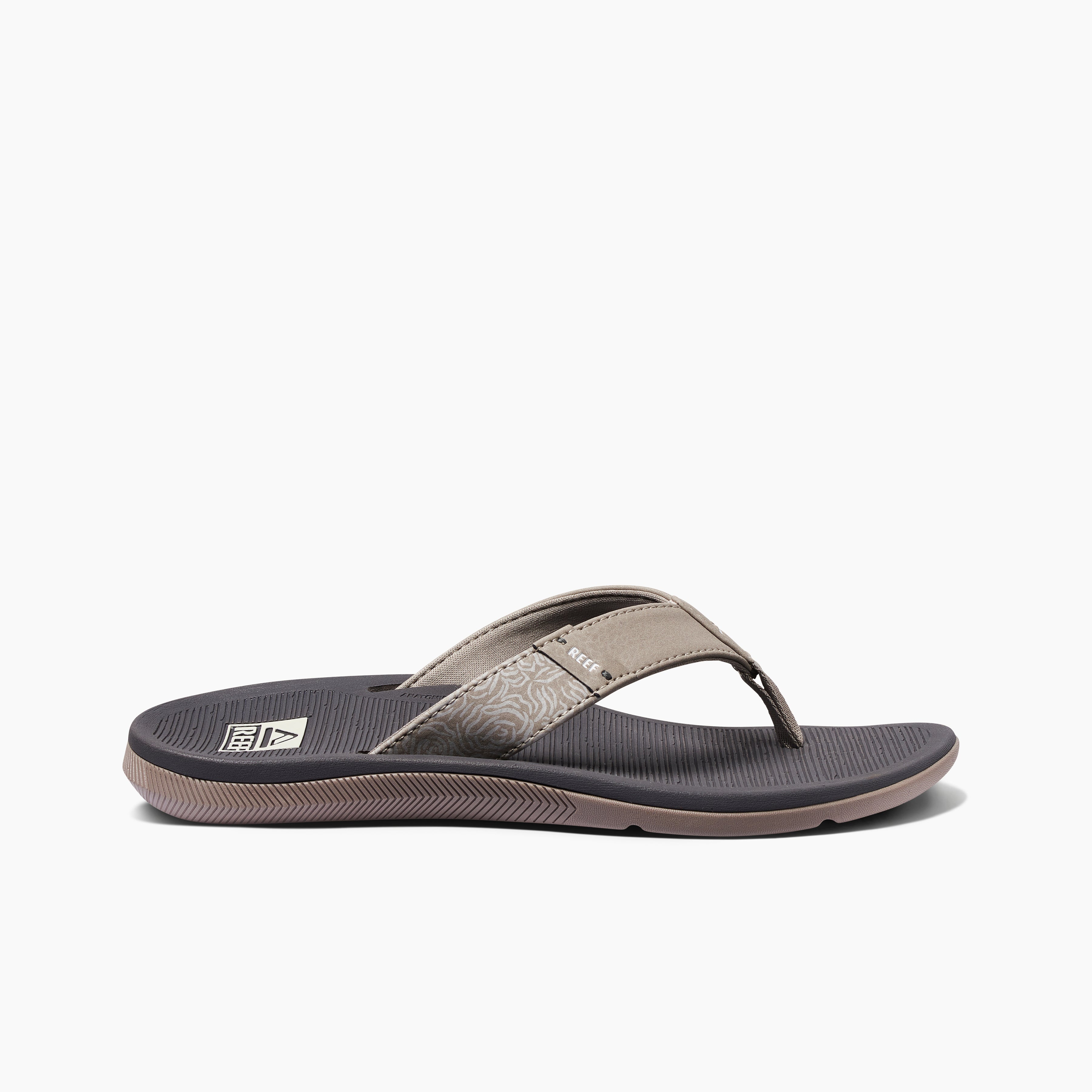 Reef Santa Ana Women\'s Sandals - Mushroom - Side