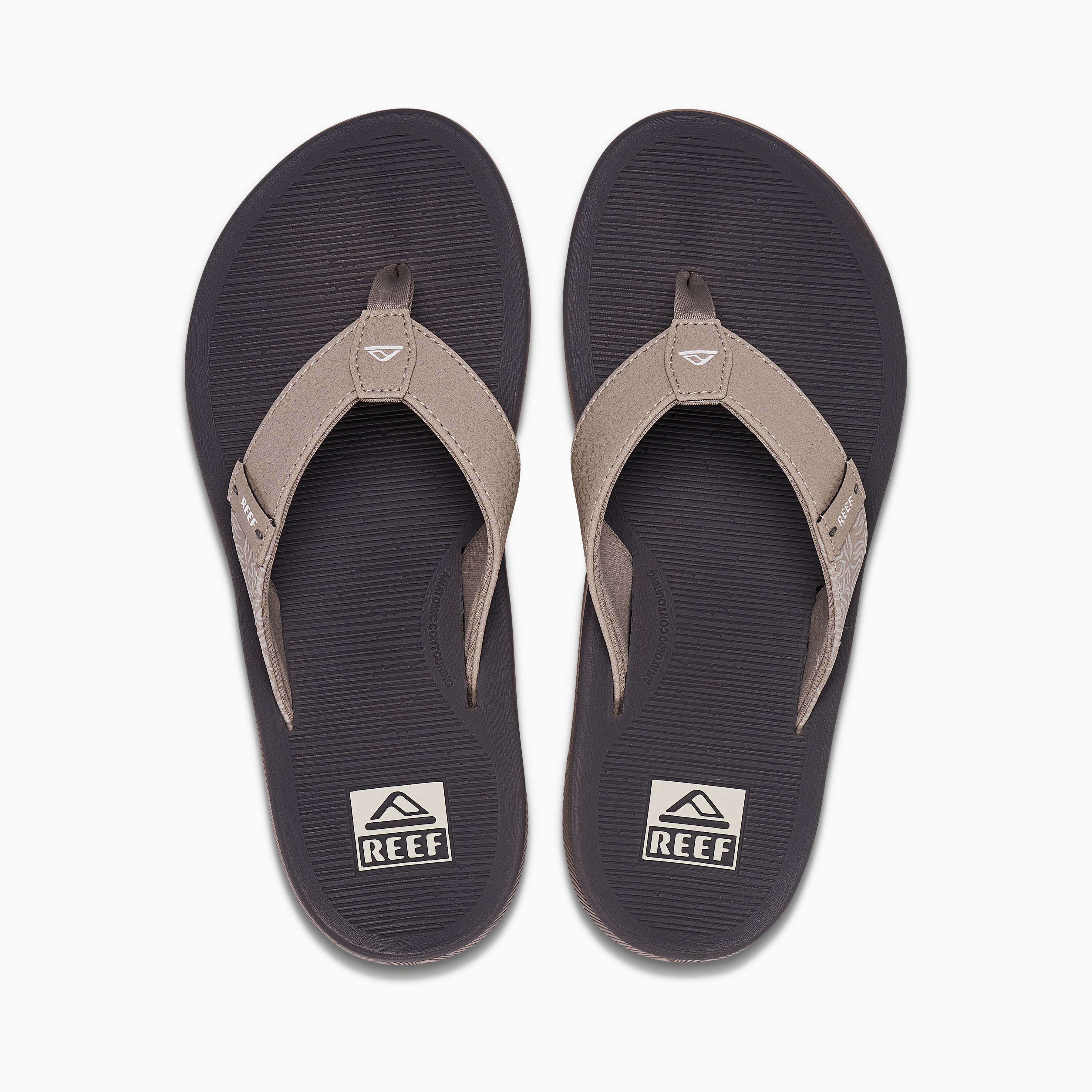 Reef Santa Ana Women\'s Sandals - Mushroom - Top