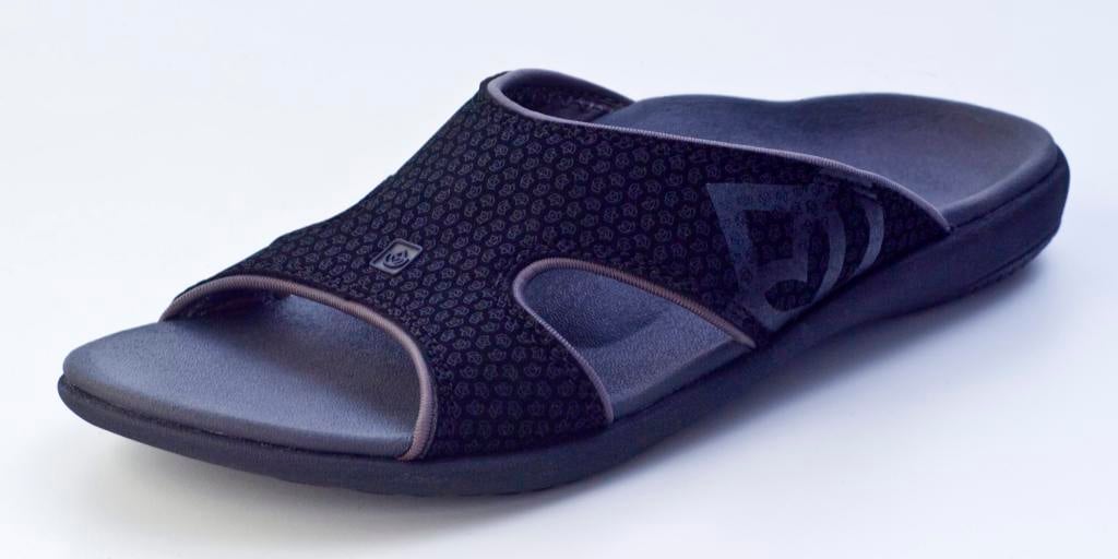 Spenco Kholo Womens Orthotic Slide Sandals - Patterned Oynx