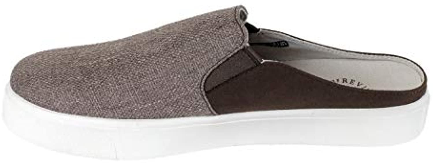 Revitalign Esplanade Canvas - Women's Slip-on Shoe - Dark Taupe