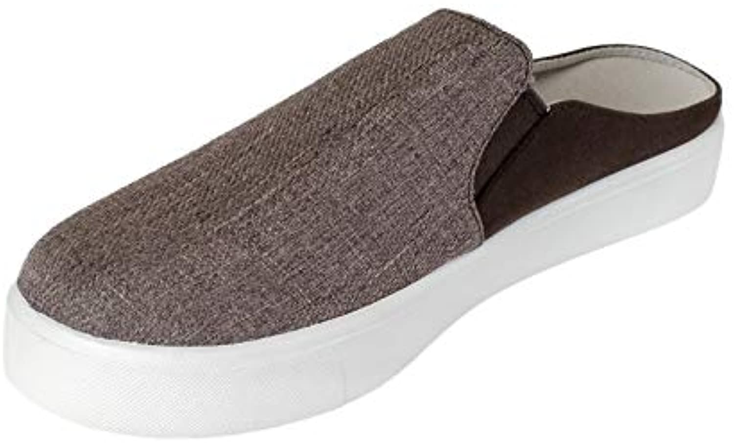 Revitalign Esplanade Canvas - Women's Slip-on Shoe - Dark Taupe