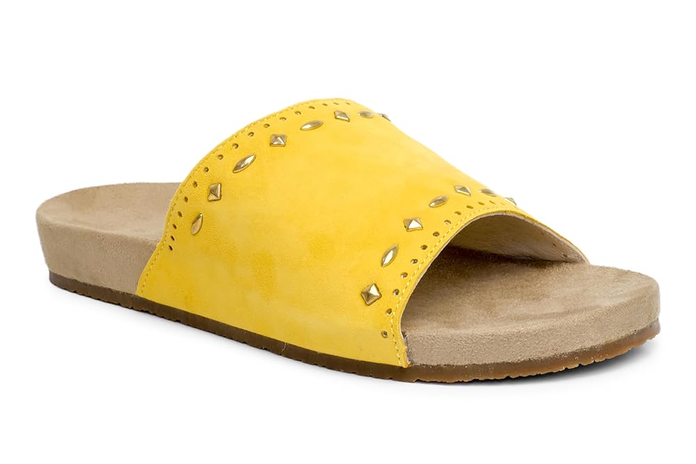 Revitalign Sofia Stud Women's Sandals - Mineral Yellow