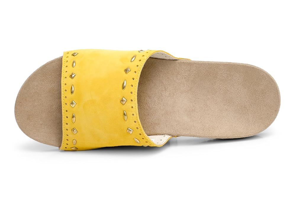 Revitalign Sofia Stud Women's Sandals - Mineral Yellow