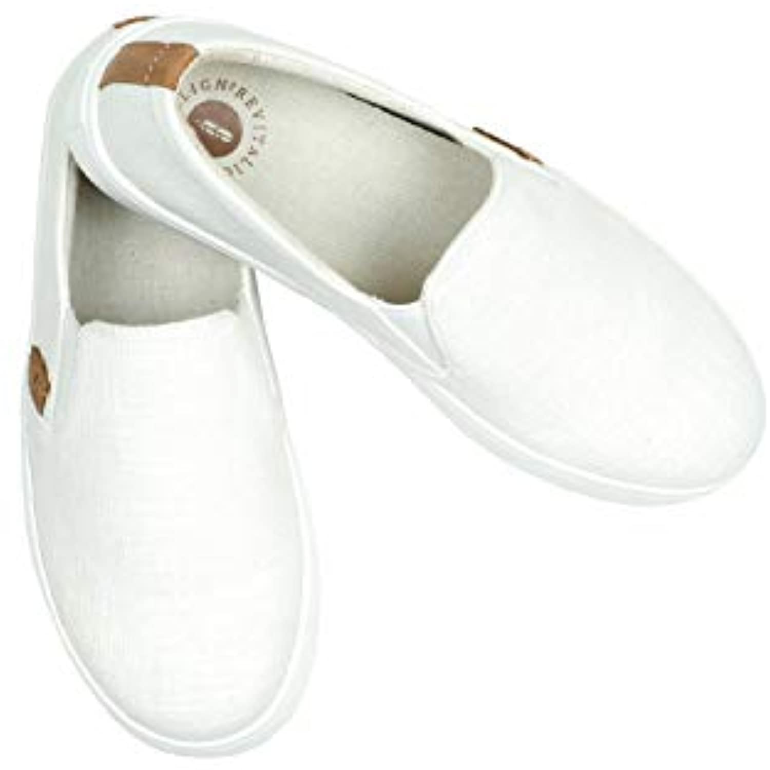 Revitalign Boardwalk Canvas - Women's Slip-on Comfort Shoe - White