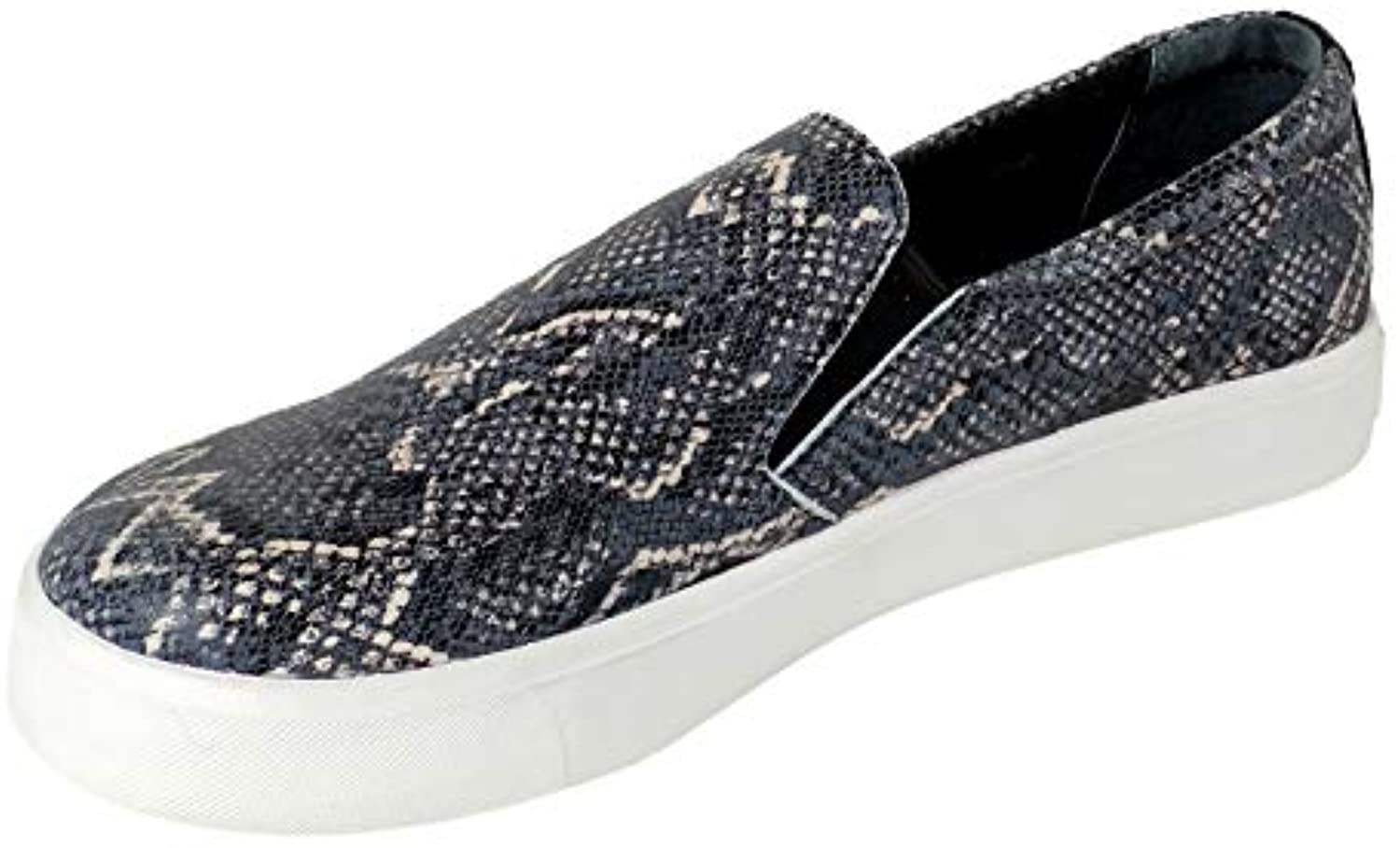 Spenco Revitalign Boardwalk Leather - Women's Casual Slip-on - Grey Snake