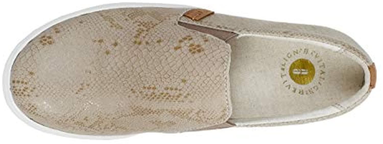 Spenco Revitalign Boardwalk Leather - Women's Casual Slip-on - Tan Snake