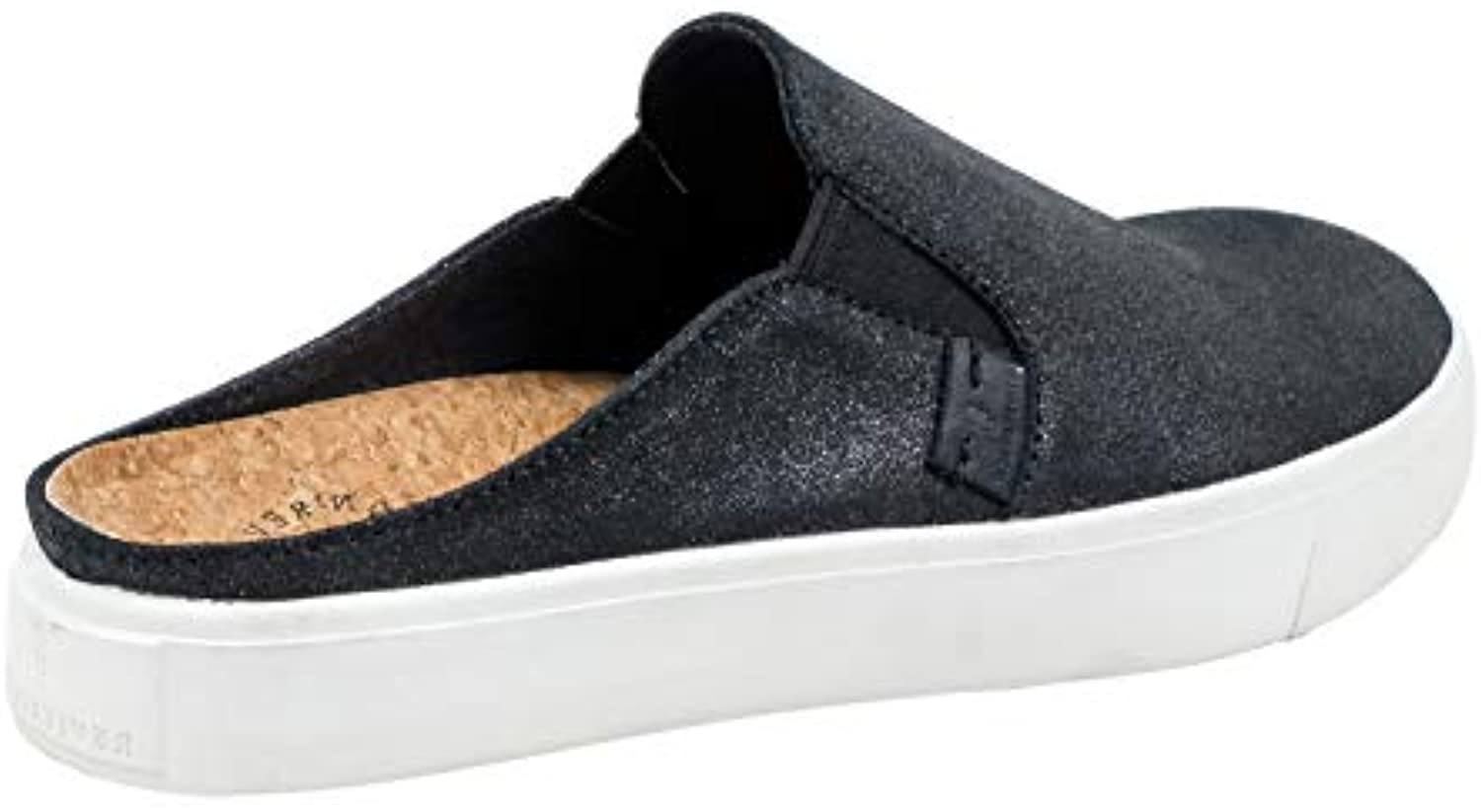 Revitalign Esplanade Leather - Women's Slip-on Comfort Shoe - Metallic Black