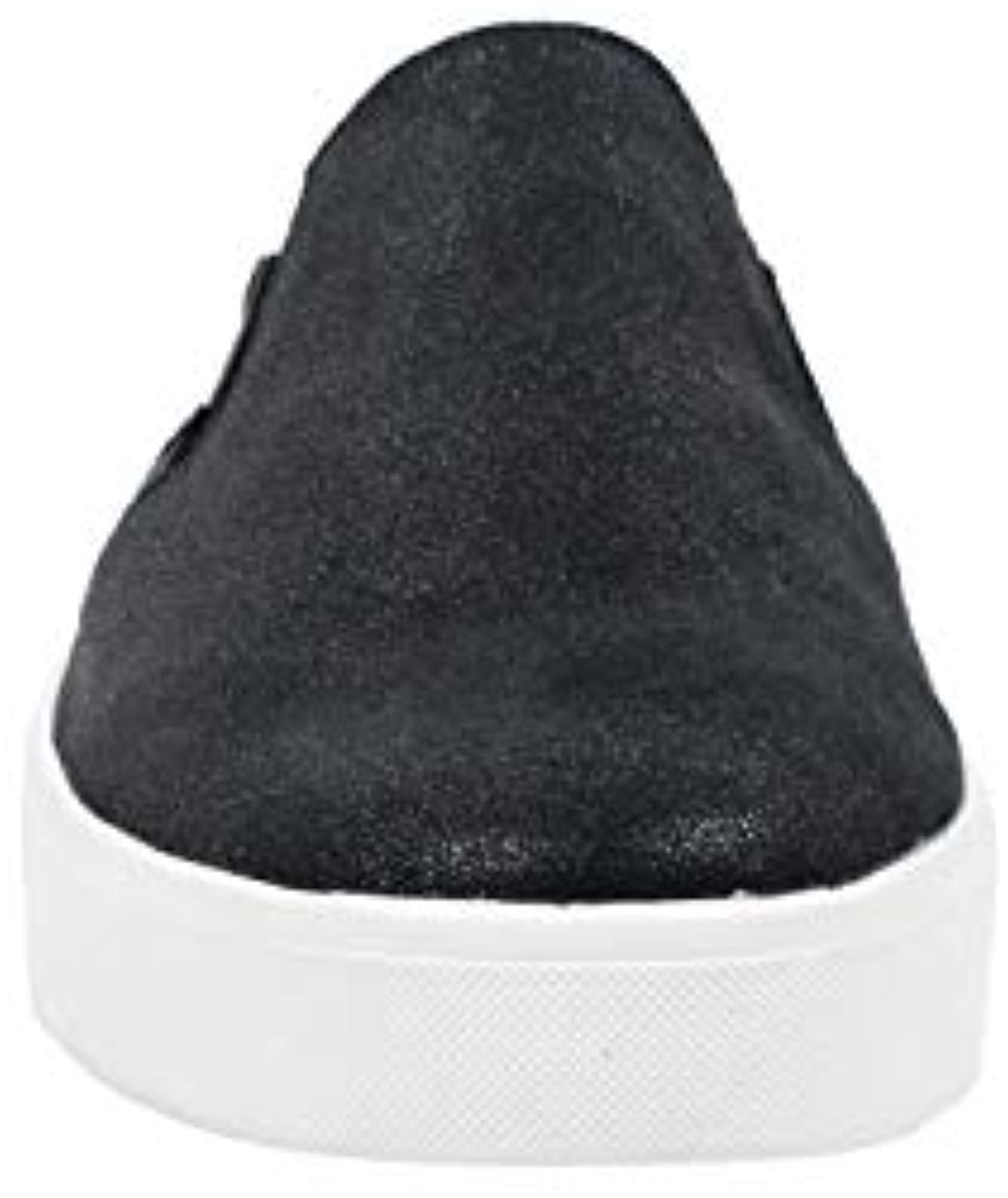 Revitalign Esplanade Leather - Women's Slip-on Comfort Shoe - Metallic Black