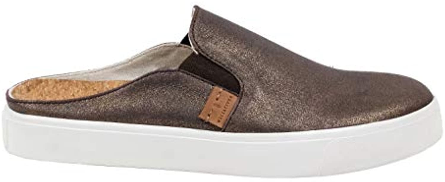 Revitalign Esplanade Leather - Women's Slip-on Comfort Shoe - Metallic Mocha