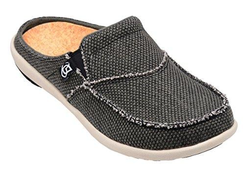 Spenco Siesta - Women's Slide - Canvas - Grey
