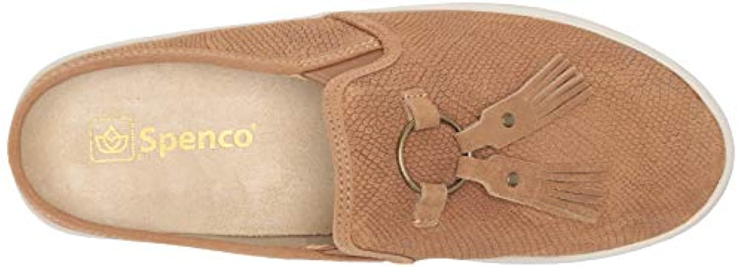 Spenco Bindie Embossed Suede Women's Slip-on - Wheat