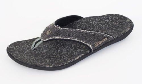Spenco Yumi Men's Orthotic Flip Flops - Dark Olive