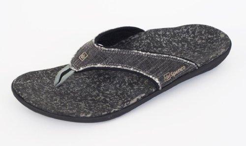 Spenco Yumi Men's Orthotic Flip Flops - Dark Olive