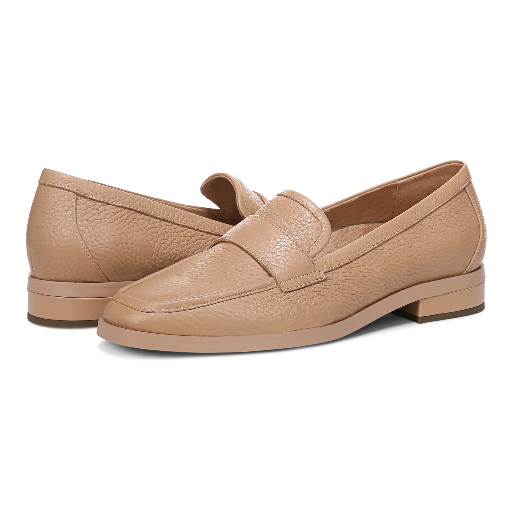 Vionic Sellah Womens Slip On/Loafer/Moc Casual - Macaroon - pair left angle