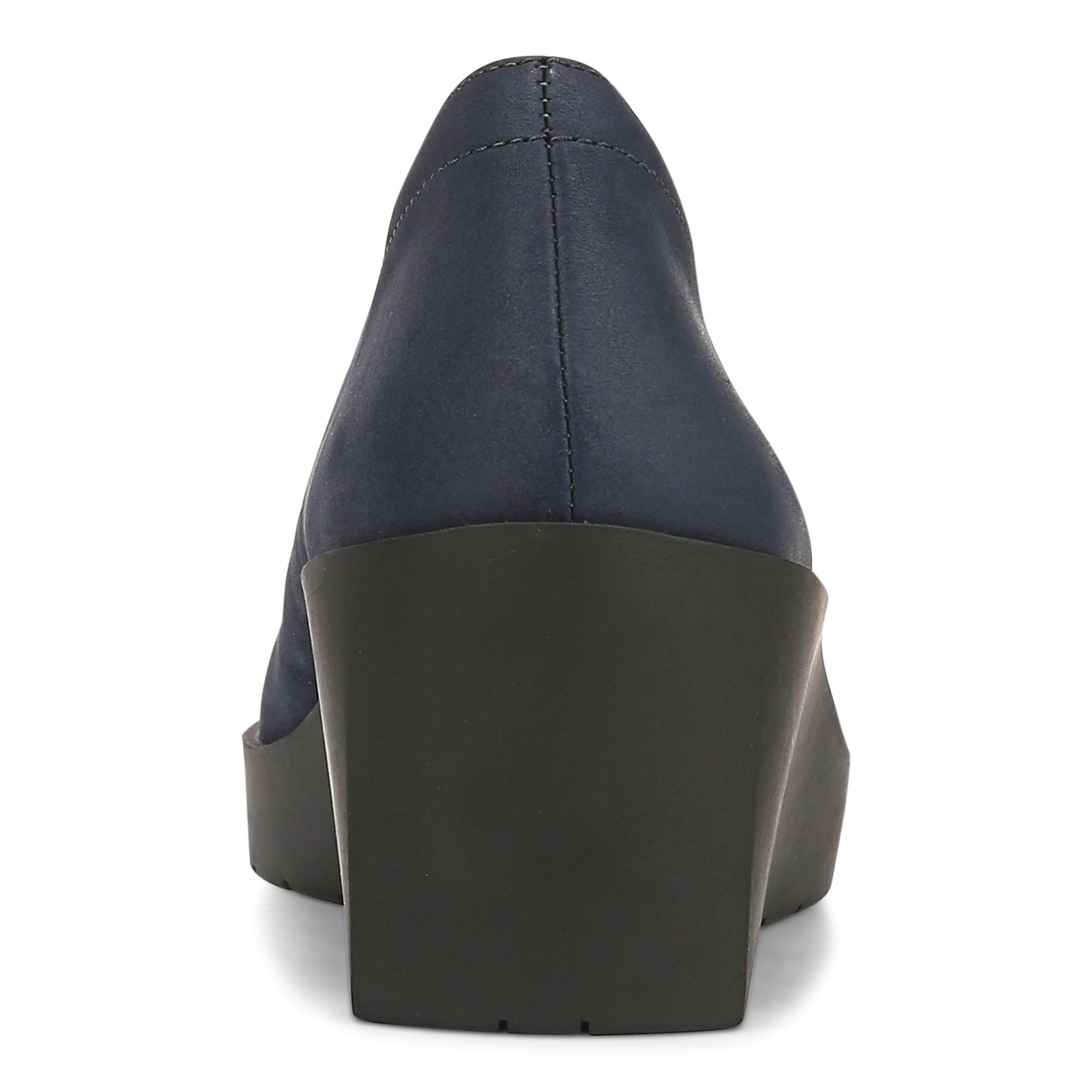 Vionic Sereno Women's Wedge Heel Comfort Pump - Navy - Back