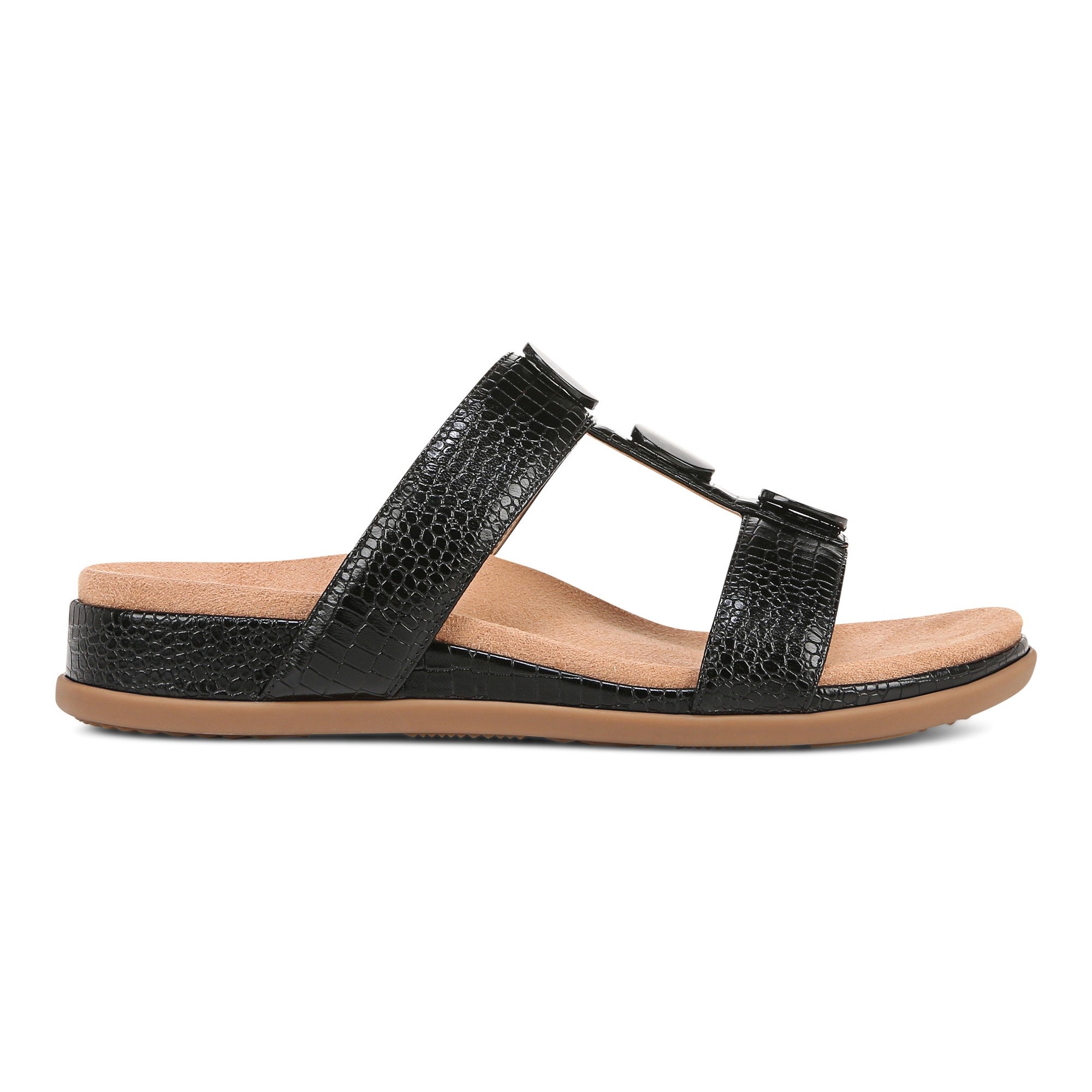 Vionic Serra Womens Tstrap sandal Sandals - Black - Right side