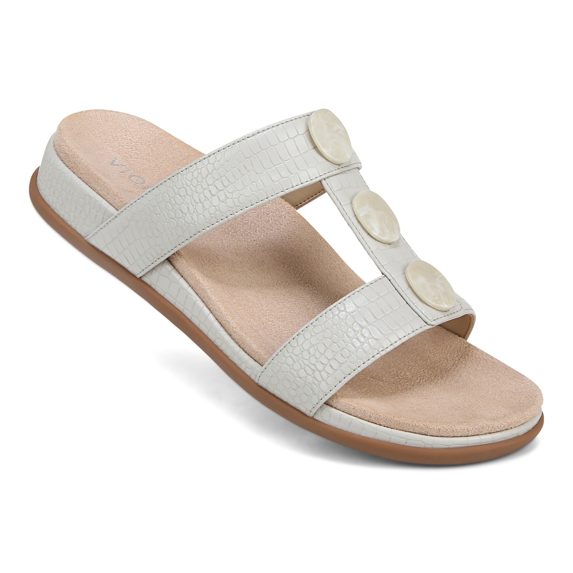 Vionic Serra Womens Tstrap sandal Sandals - Taupe - SERRA-I8731S1021-TAUPE-13fl-med