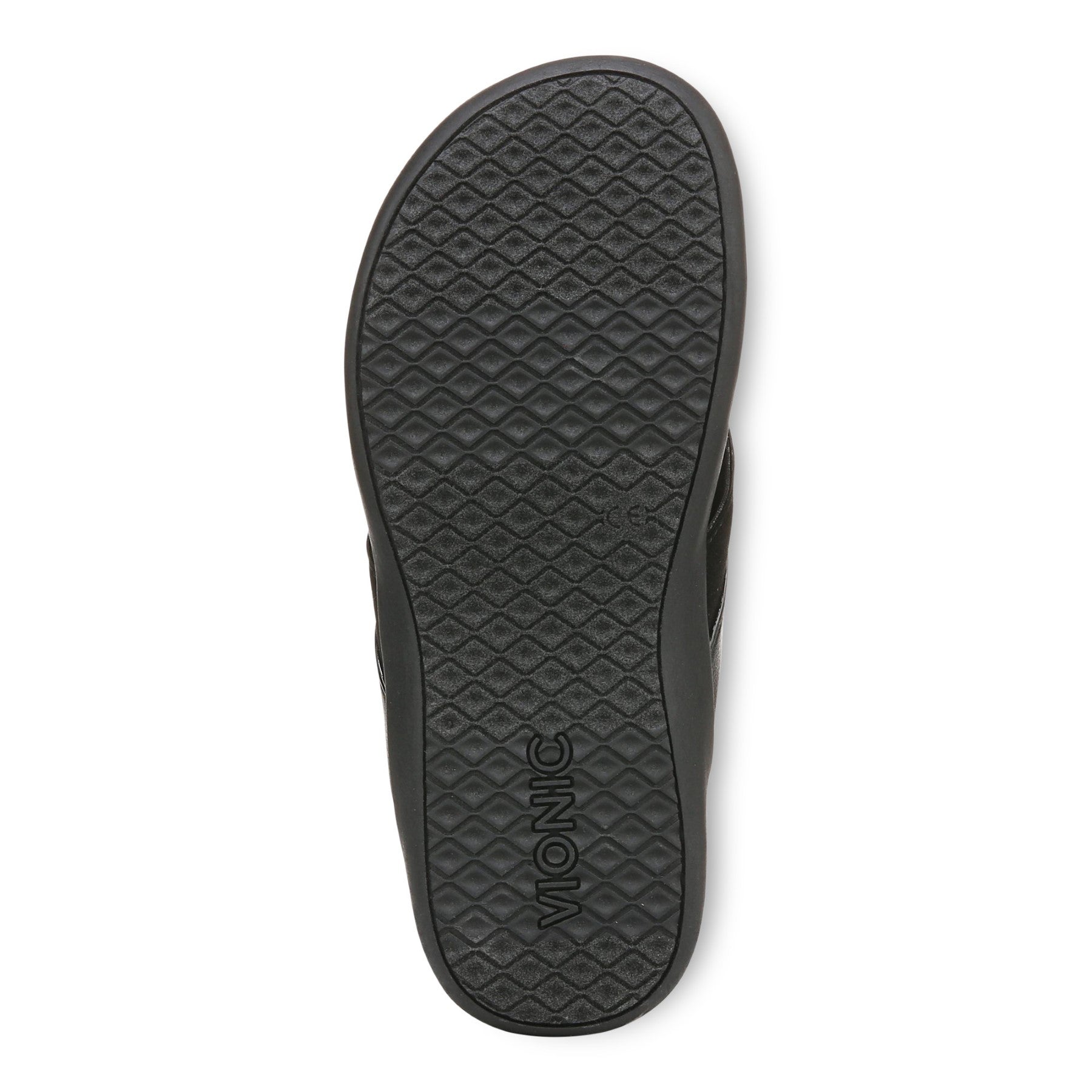 Vionic Shore Women's Orthotic Supportive Comfortable Flip-Flop Sandal - Black - Bottom