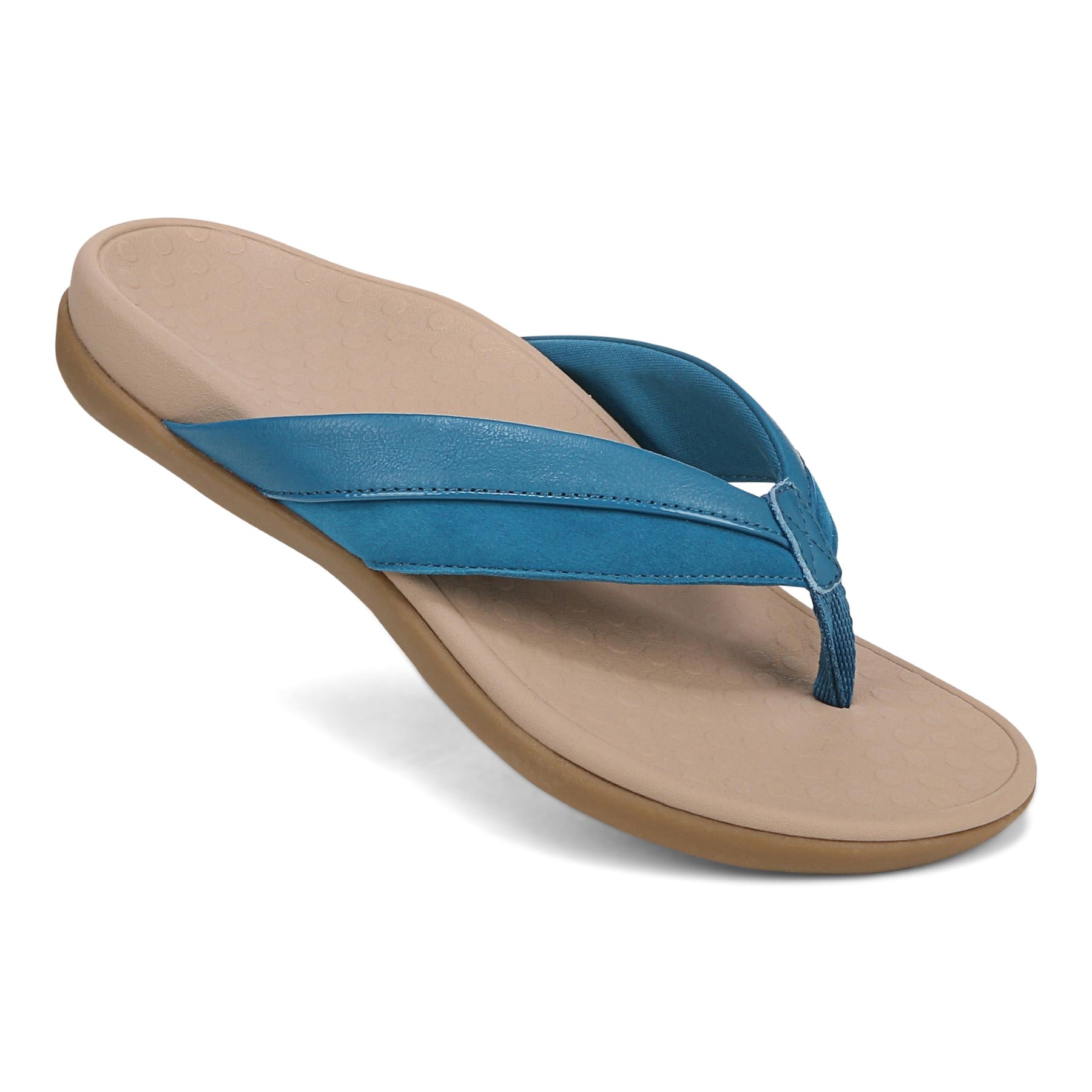 Vionic Shore Women's Orthotic Supportive Comfortable Flip-Flop Sandal - Celestial Teal - SHORE-J3195L1400-CELESTIAL TEAL-13fl-med