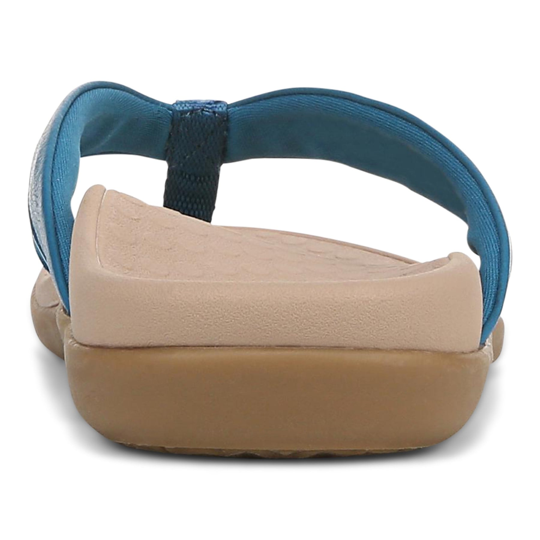 Vionic Shore Women's Orthotic Supportive Comfortable Flip-Flop Sandal - Celestial Teal - Back