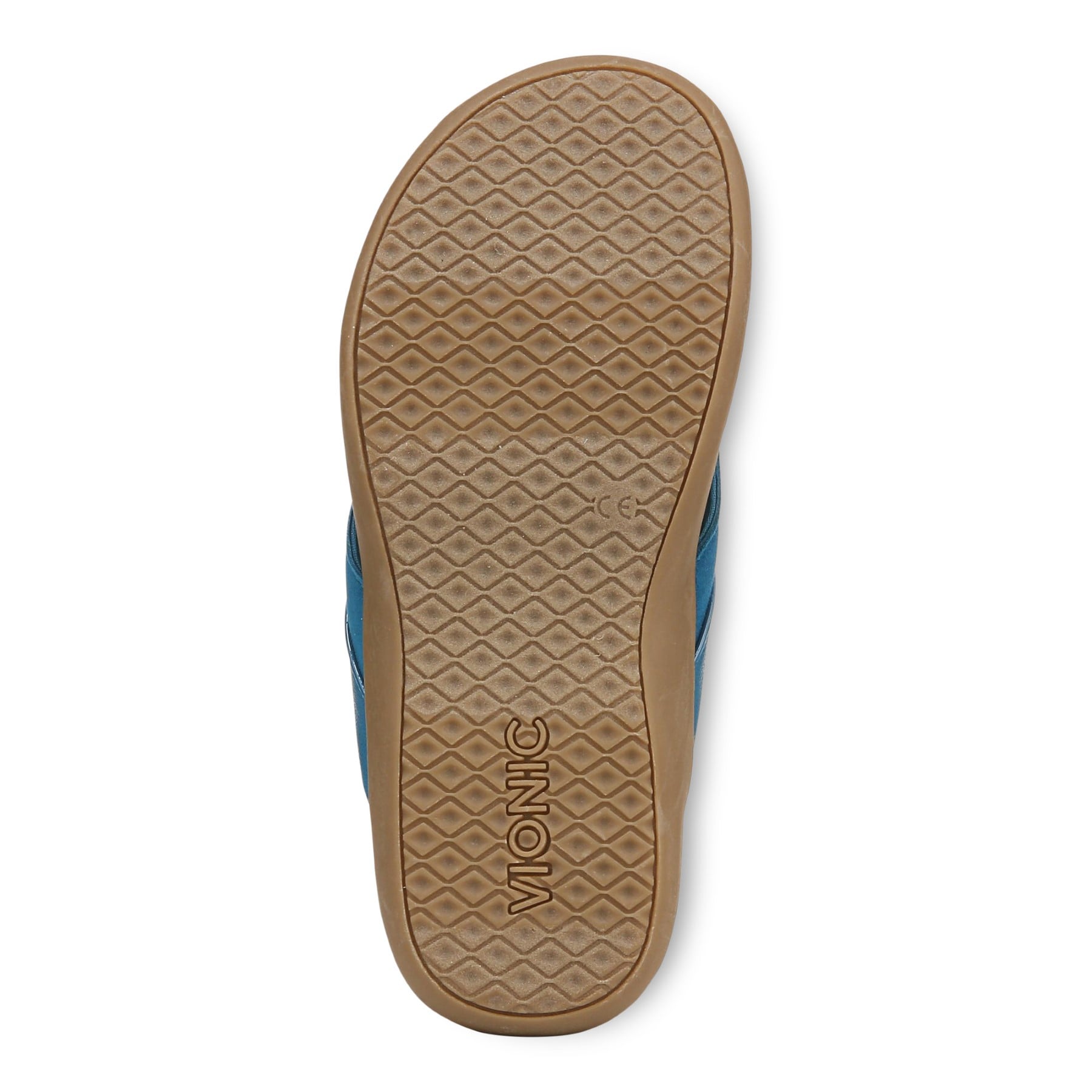 Vionic Shore Women's Orthotic Supportive Comfortable Flip-Flop Sandal - Celestial Teal - Bottom