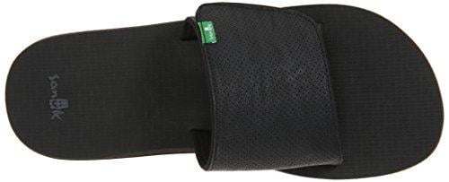 Sanuk Beer Cozy Light Men\'s Slide Sandals - Blackout