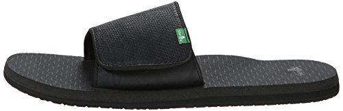 Sanuk Beer Cozy Light Men\'s Slide Sandals - Blackout