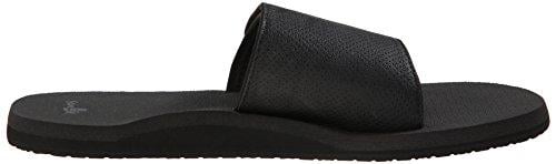 Sanuk Beer Cozy Light Men\'s Slide Sandals - Blackout