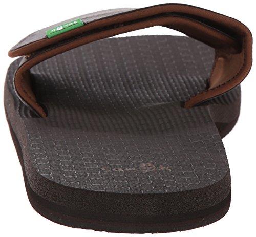 Sanuk Beer Cozy Light Men\'s Slide Sandals - Brown