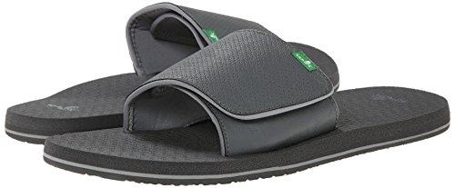 Sanuk Beer Cozy Light Men\'s Slide Sandals - Charcoal