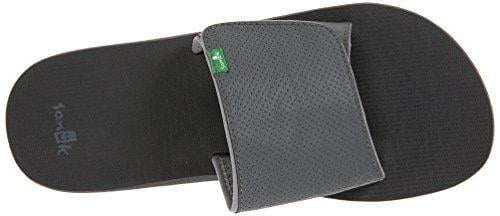 Sanuk Beer Cozy Light Men\'s Slide Sandals - Charcoal