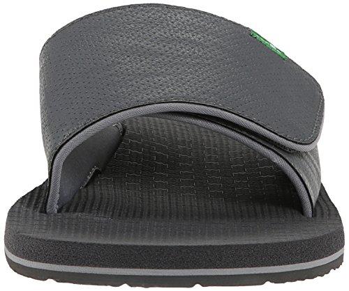 Sanuk Beer Cozy Light Men\'s Slide Sandals - Charcoal