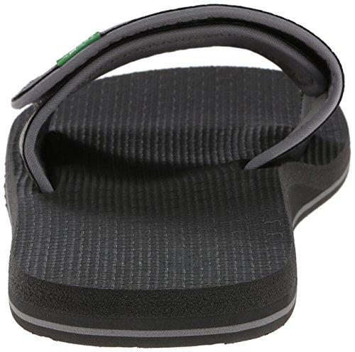 Sanuk Beer Cozy Light Men\'s Slide Sandals - Charcoal