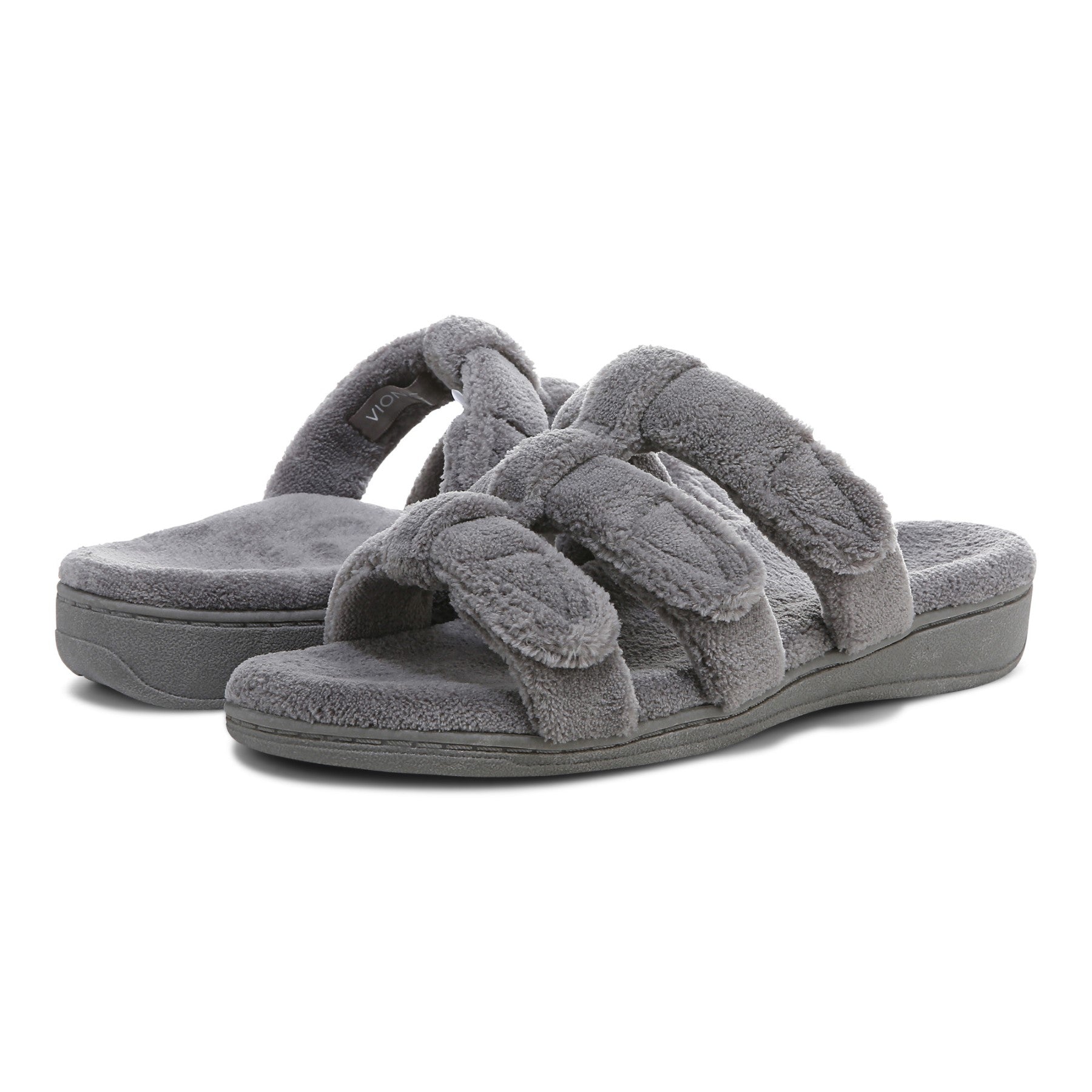 Women's Vionic Snooze Slipper - Cozy and Supportive Terry Cloth