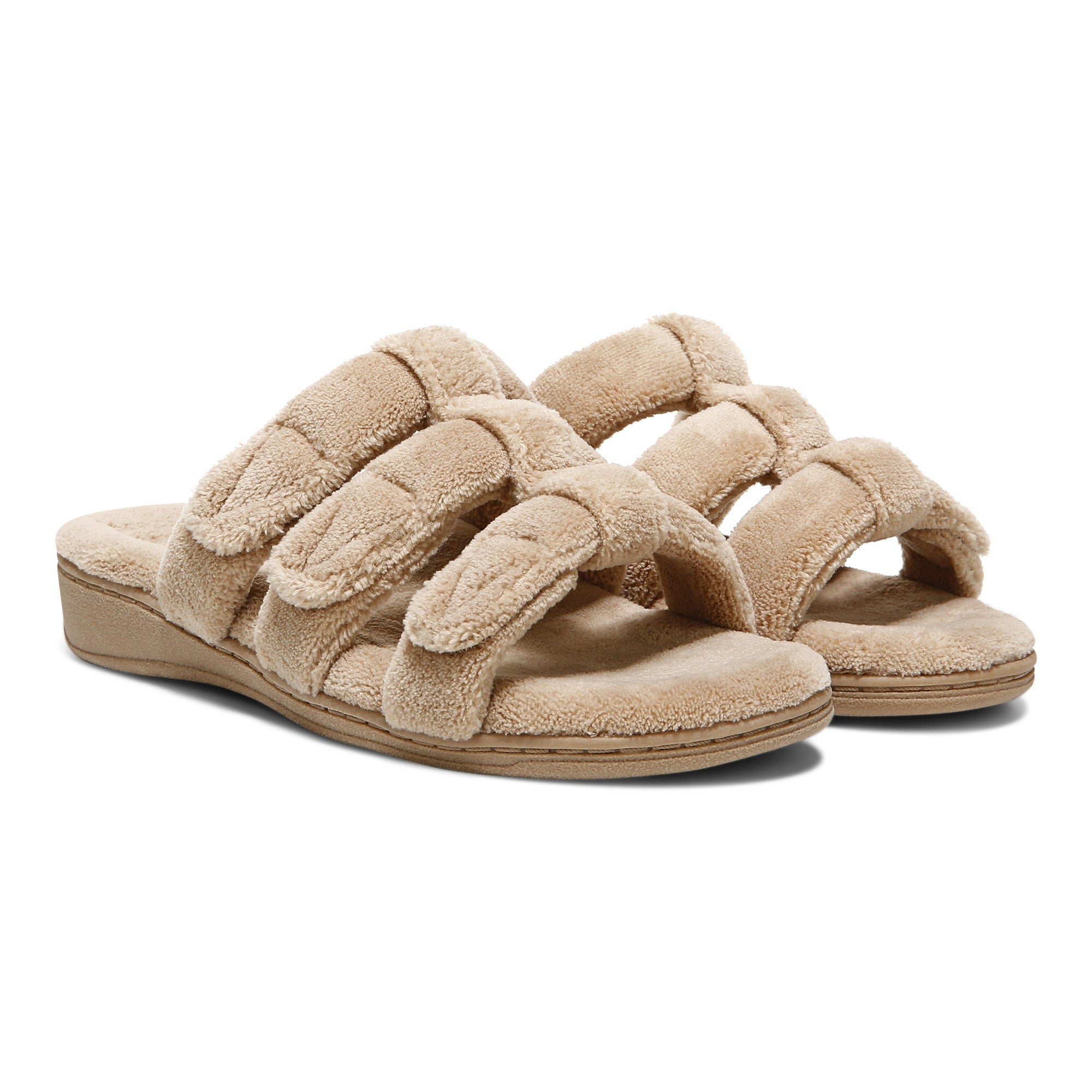 Women's Vionic Snooze Slipper - Cozy and Supportive Terry Cloth