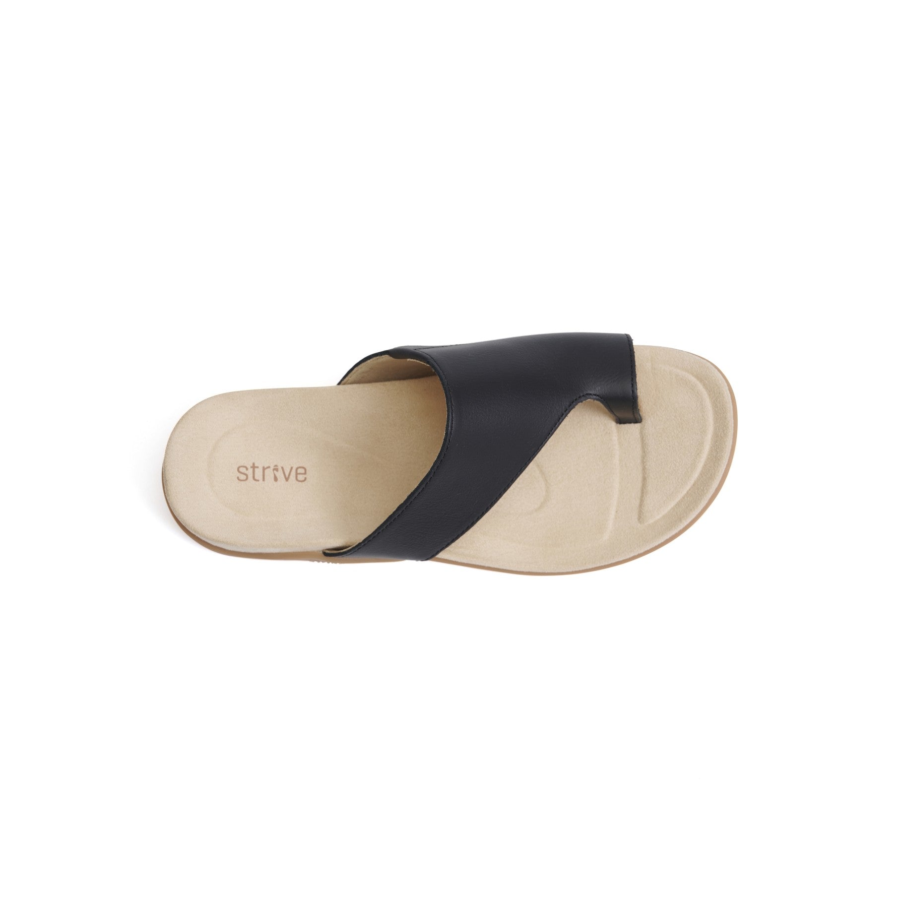 Strive Capri 4 Women's Orthotic Sandals with Arch Support - Black Ii - Overhead