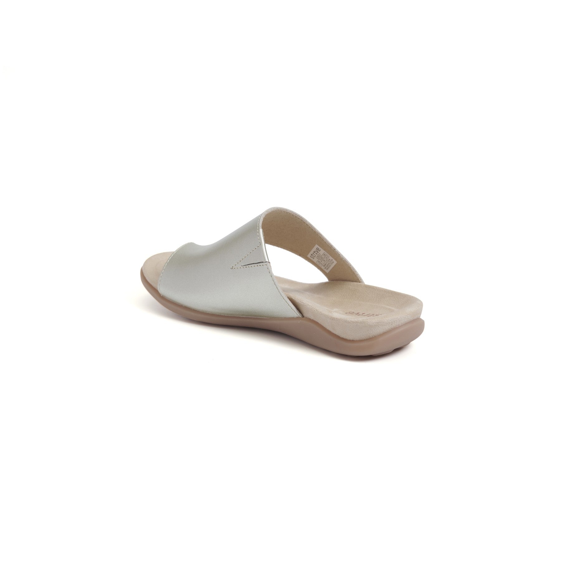 Strive Capri 4 Women's Orthotic Sandals with Arch Support - Gold - Back View