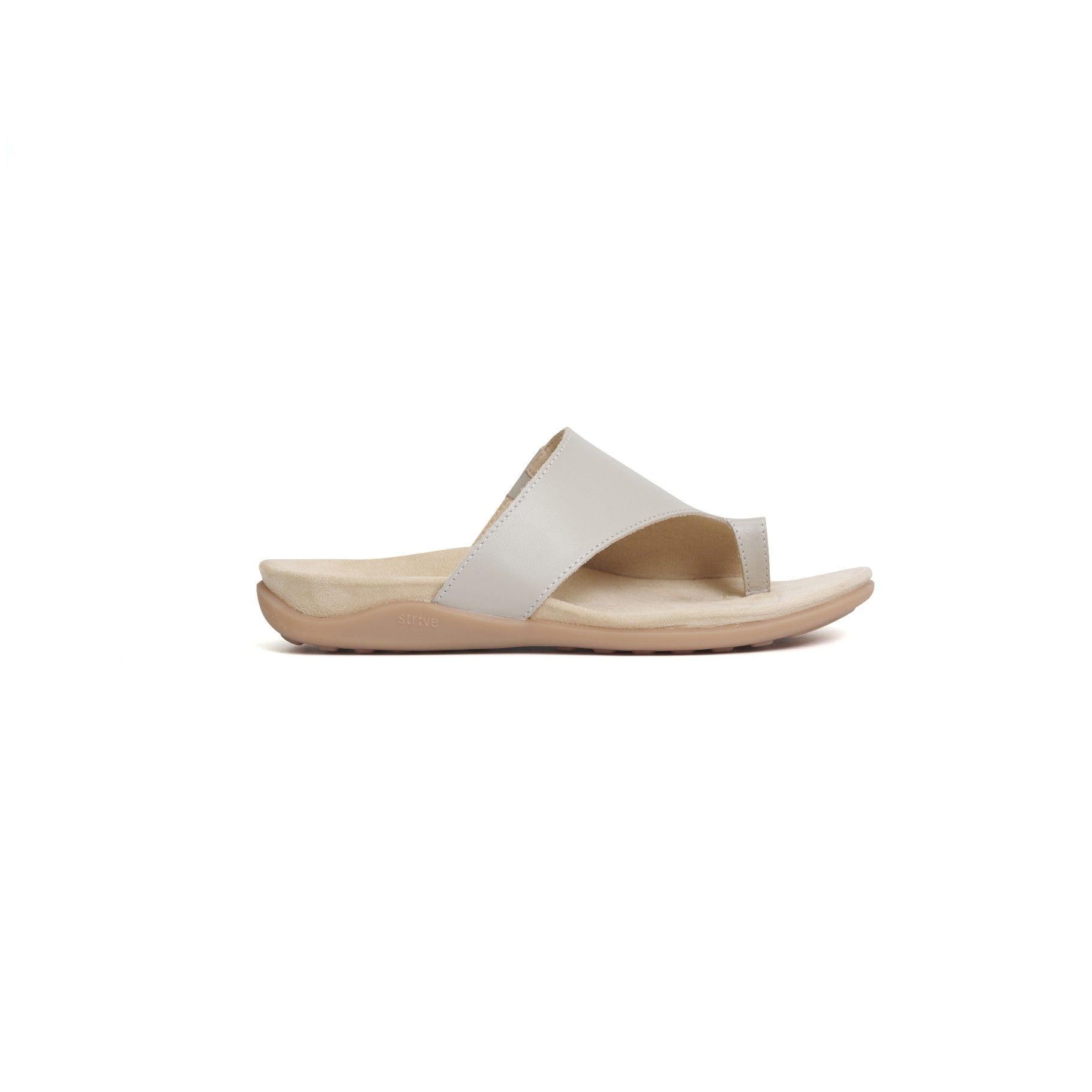 Strive Capri 4 Women's Orthotic Sandals with Arch Support - Latte - Side